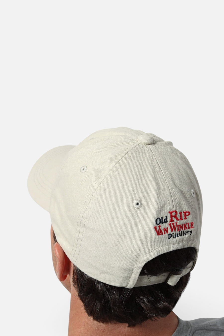 Pappy & Company Always Fine Bourbon Ball Cap in Stone – back view