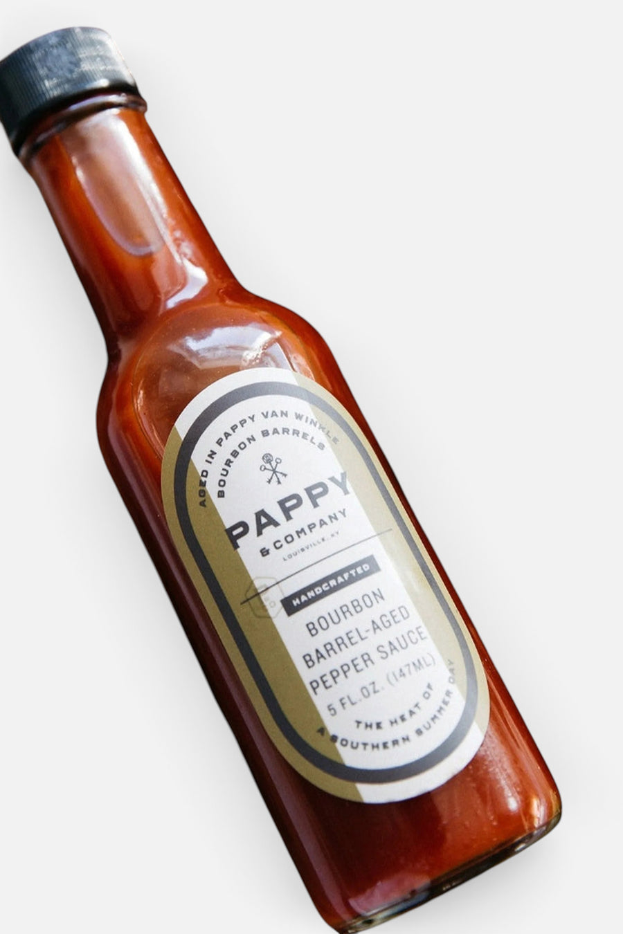 Pappy & Company Bourbon Barrel-Aged Pepper Sauce – back view