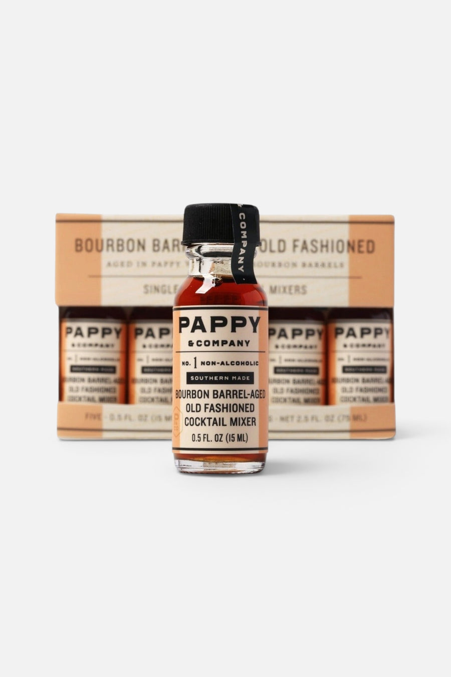 Pappy & Company Old Fashioned Mix Single Serve 5-Pack – front view