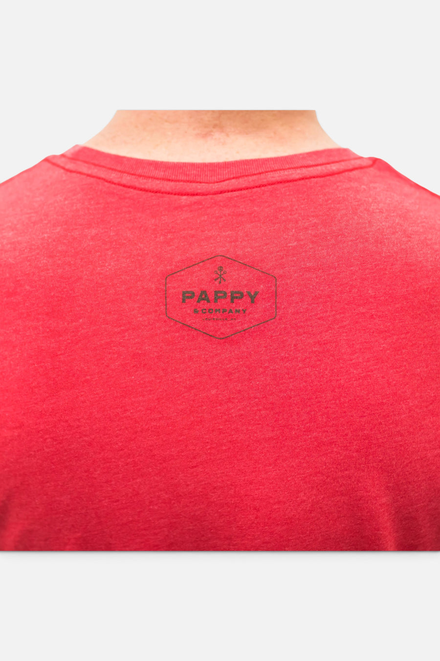 Pappy & Company Old Rip Van Winkle T-Shirt in Red – back view