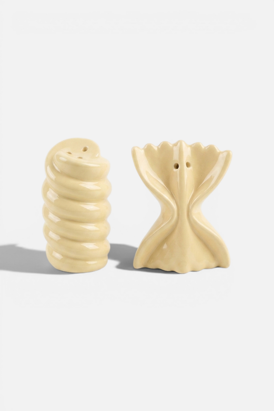 Pasta Salt & Pepper Shakers – front view