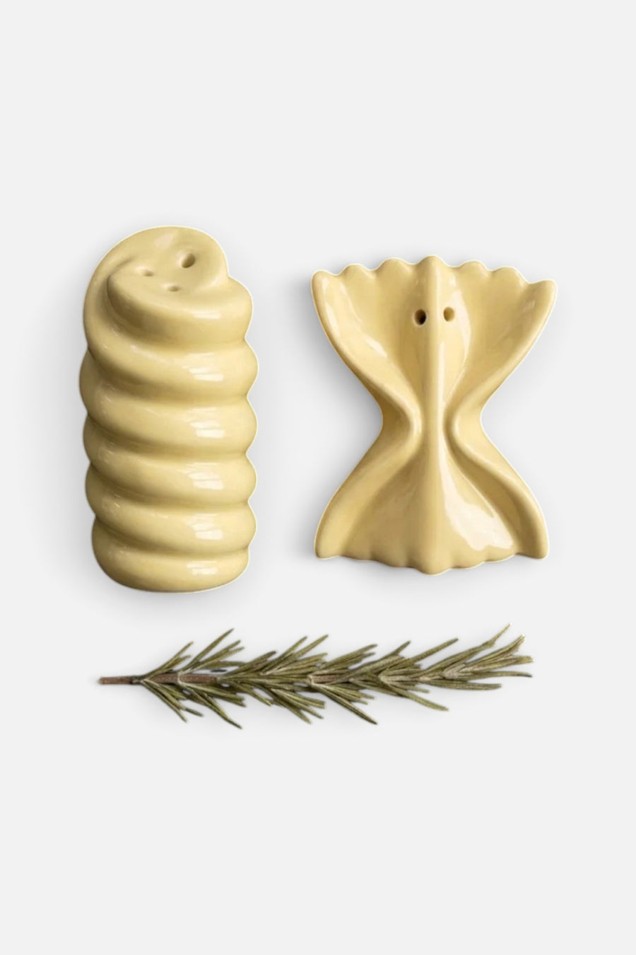 Pasta Salt & Pepper Shakers – side view