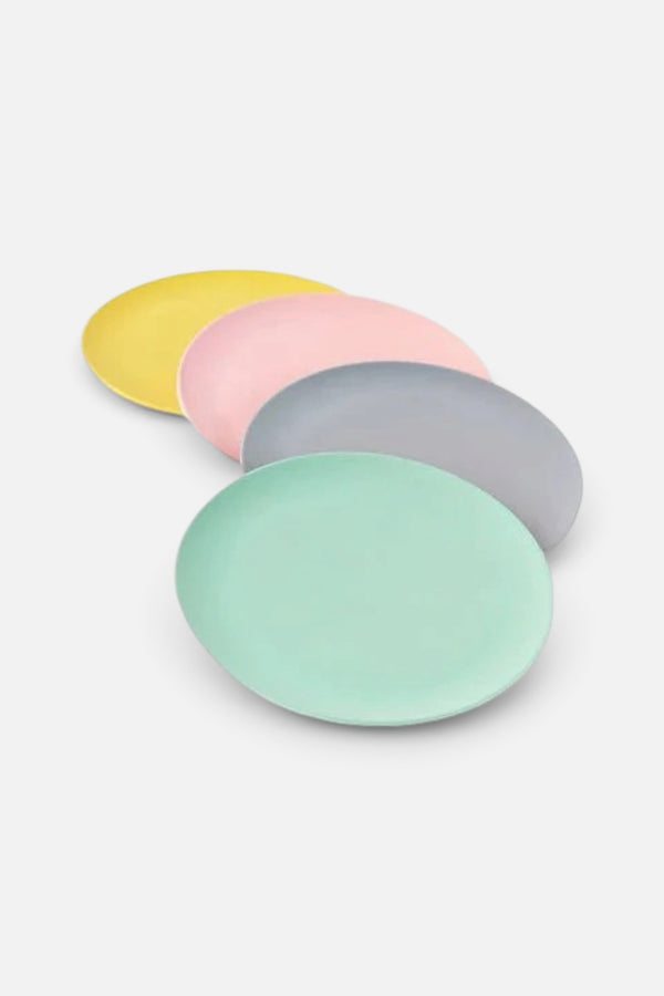Pastel Plates - Set of 4