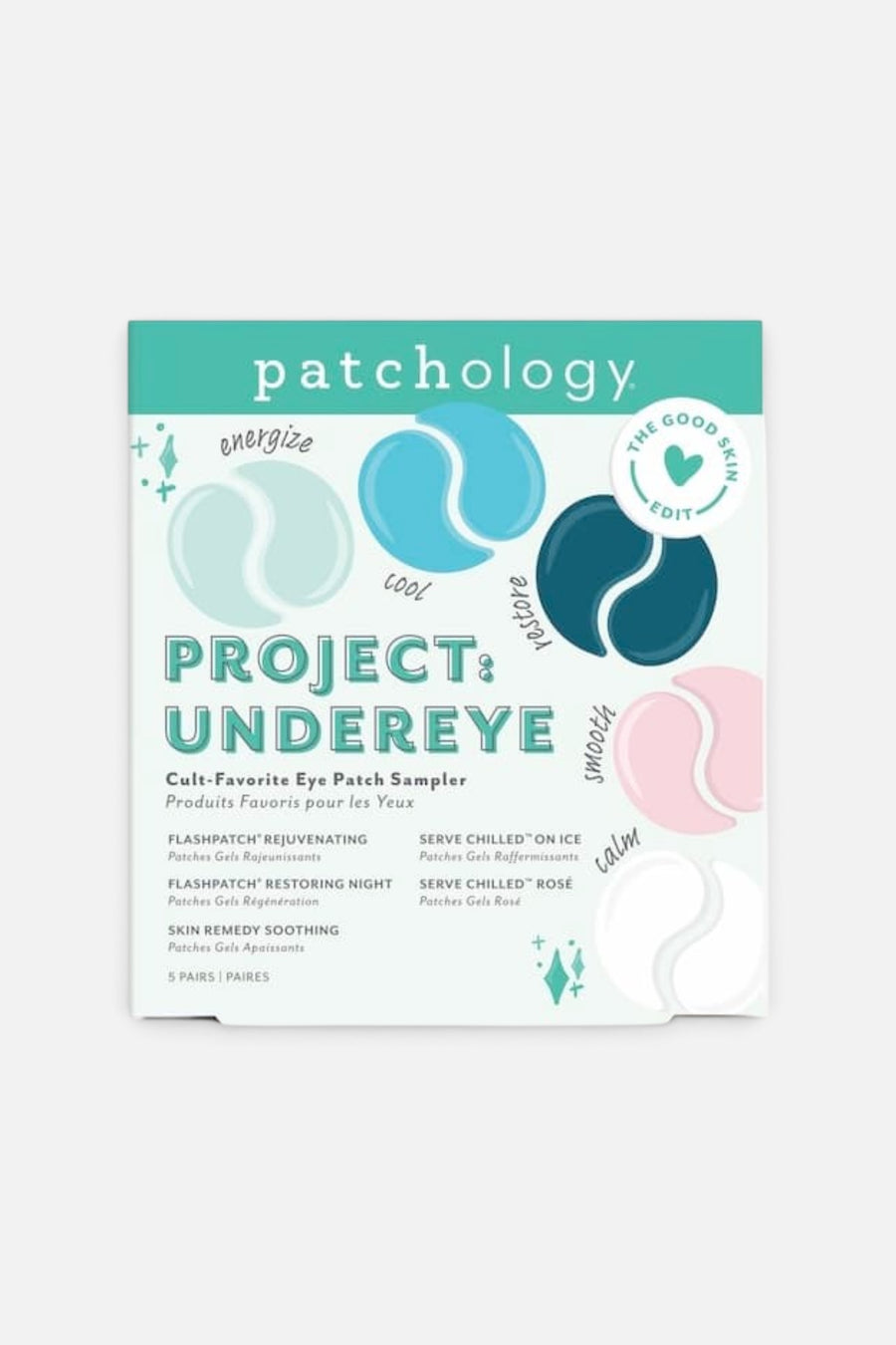 Patchology Project: Undereye Kit – front view