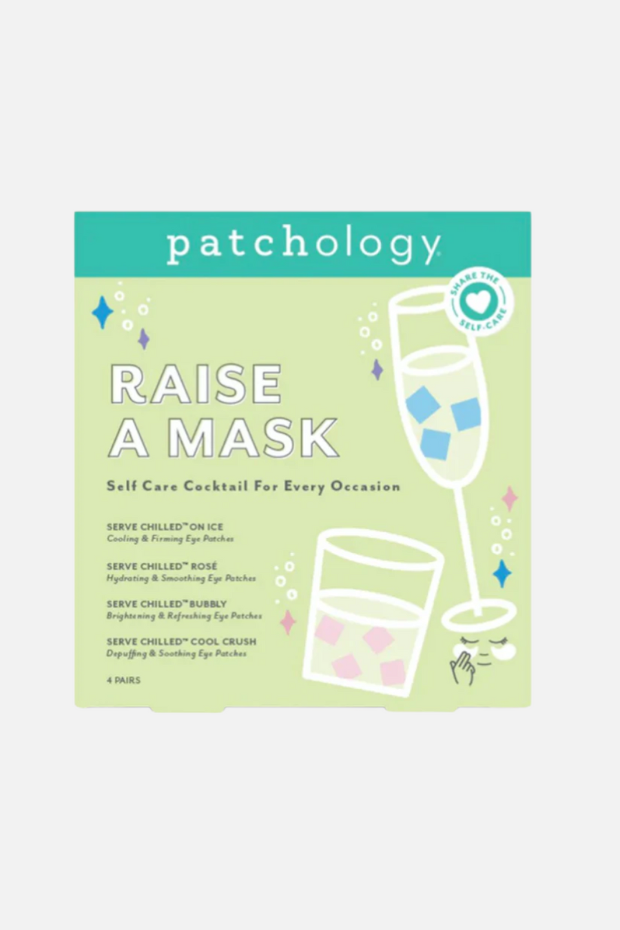 Patchology Raise A Mask Kit – front view