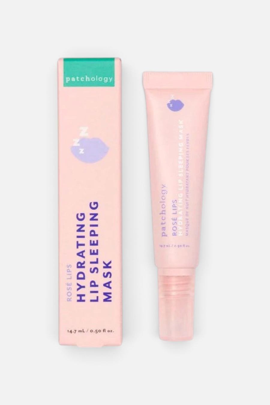 Patchology Rosé Lips Hydrating Lip Sleeping Mask – front view