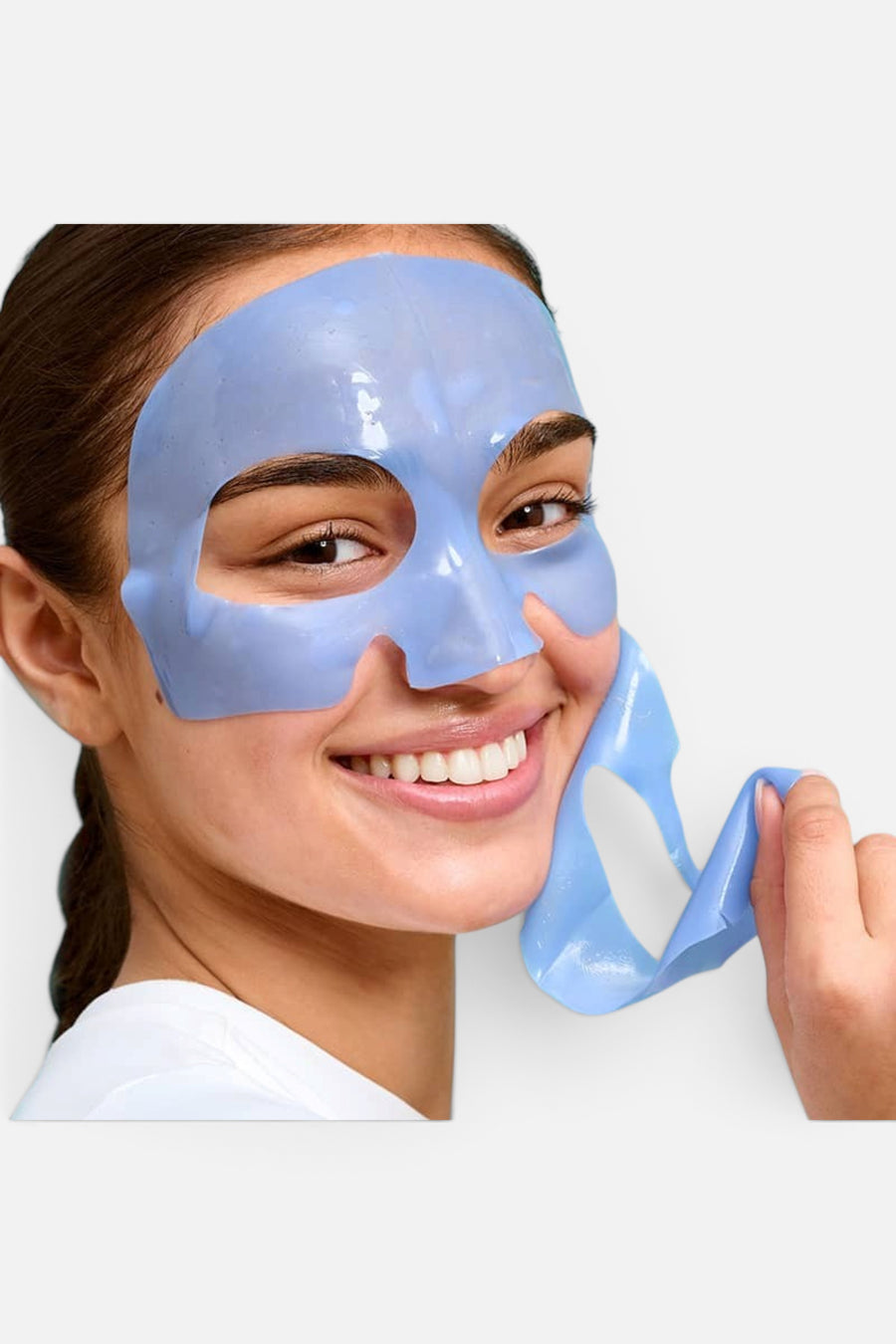 Patchology Served Chilled On Ice Hydrogel Sheet Mask – on model