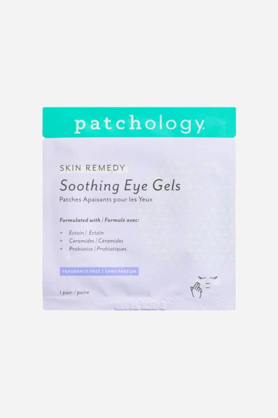 Patchology Skin Remedy Soothing Eye Gels - Single – front view
