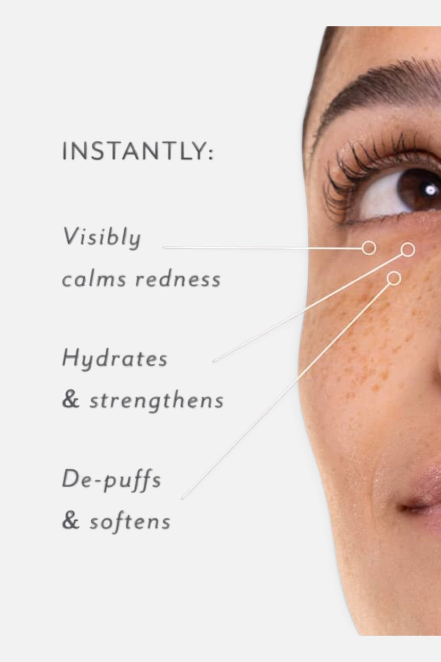Patchology Skin Remedy Soothing Eye Gels - Single – side view