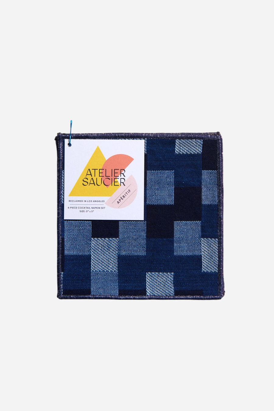Patchwork Cocktail Napkin, Set of 4 – front view