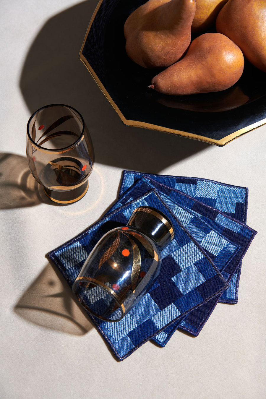 Patchwork Cocktail Napkin, Set of 4 – side view