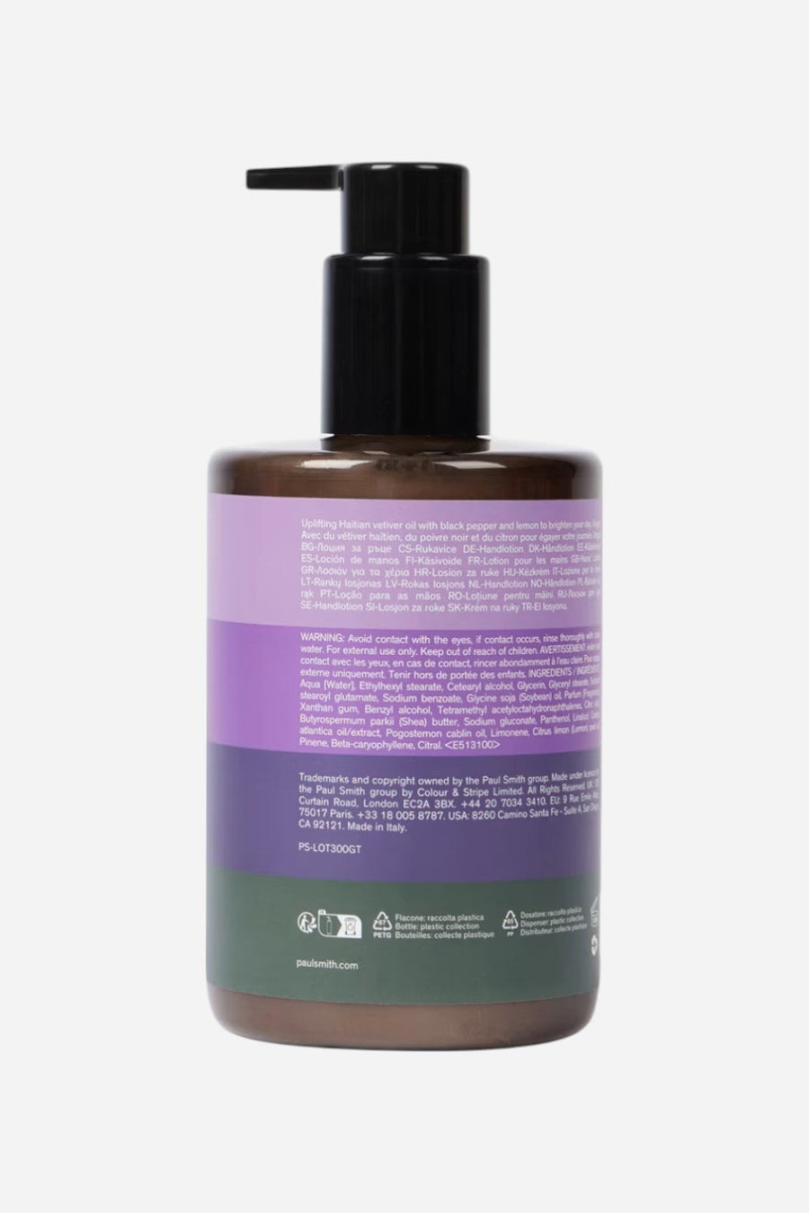 Paul Smith Botanist Hand Lotion, 300ml – flat lay