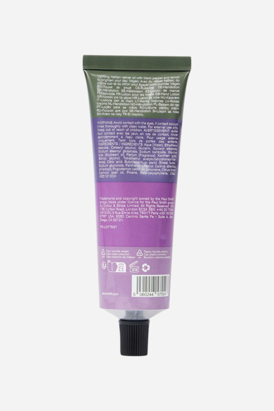 Paul Smith Botanist Hand Lotion, 75ml – flat lay