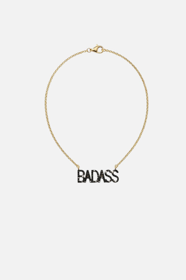 Paula Rosen Badass Horizontal Diamonds Necklace