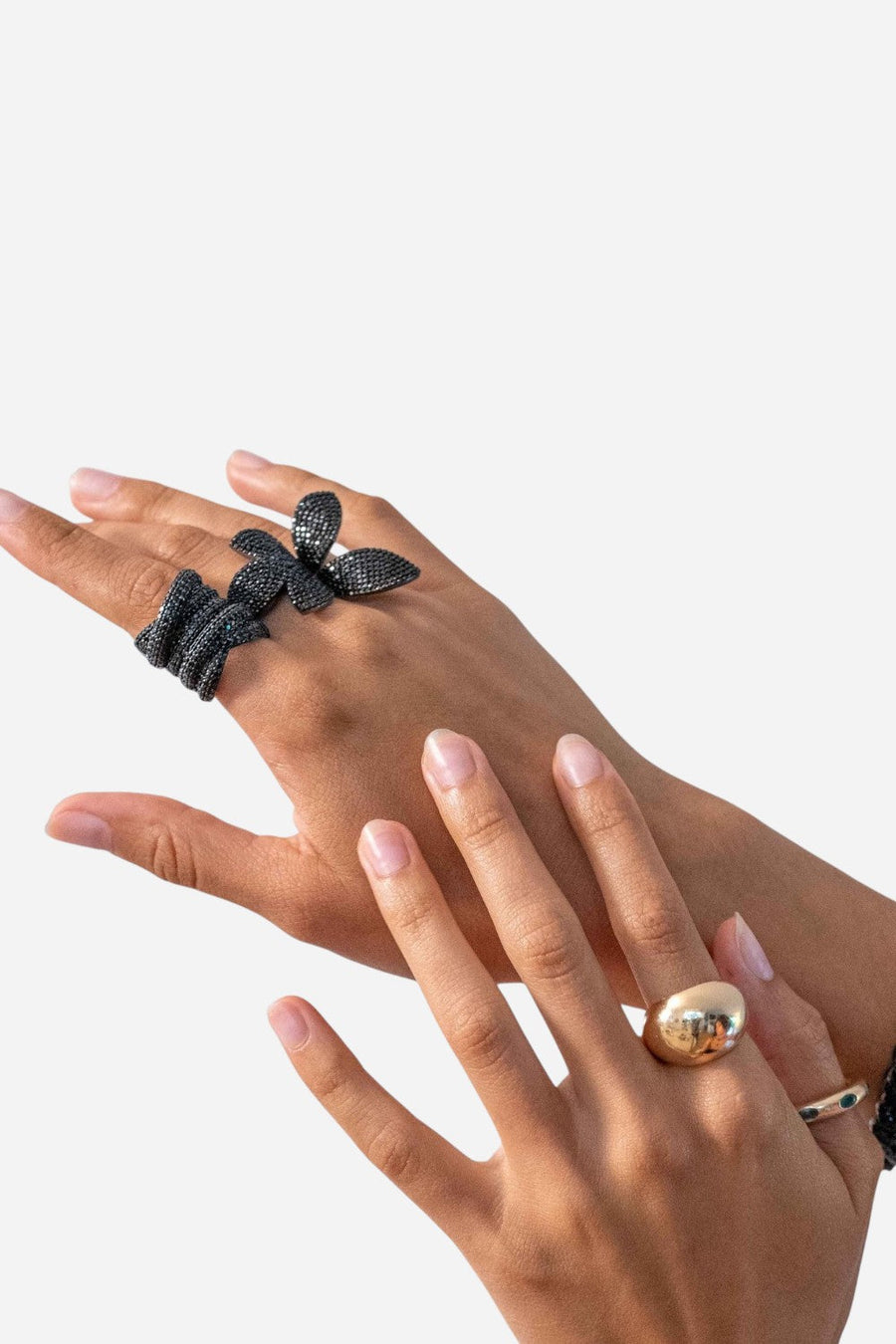 Paula Rosen X Layer Spinel Ring - Size 7 – detail