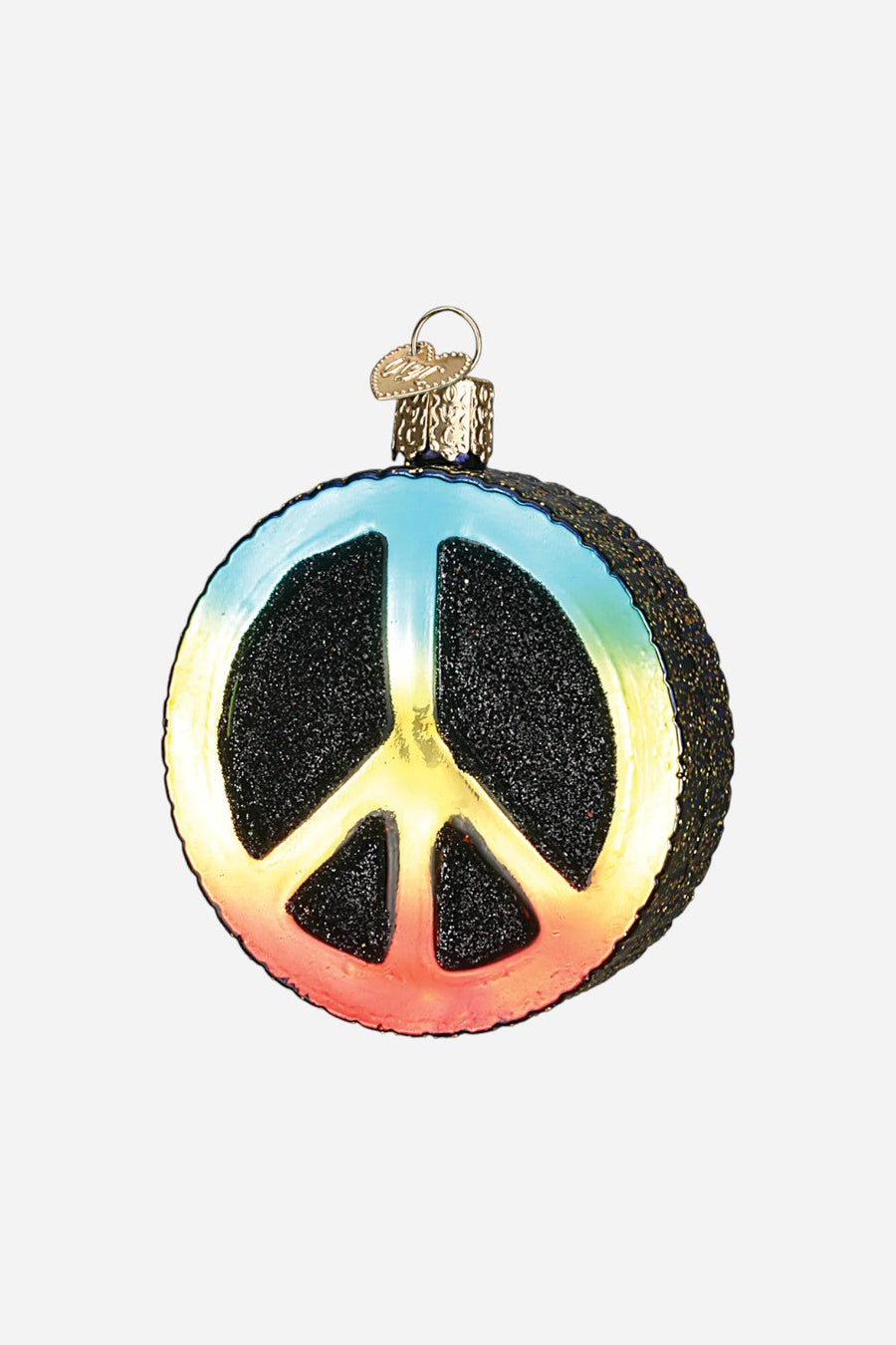 Peace Sign Ornament – front view