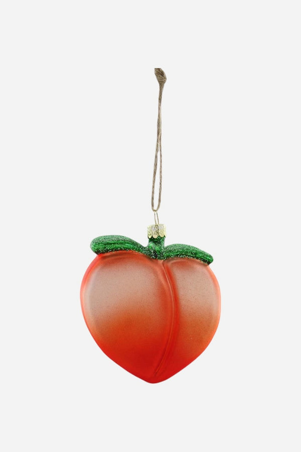 Peach Emoji Ornament