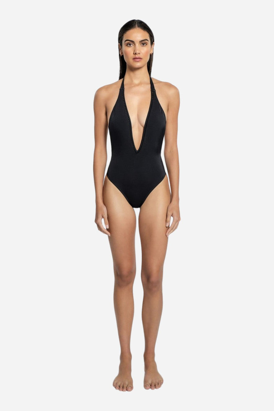 Peixoto Kai Latin One Piece in Black – front view