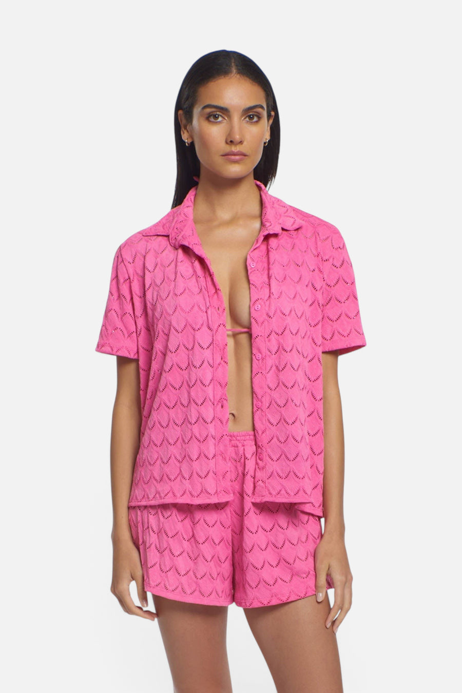 Peixoto Zina Blouse in Pink Athena – back view