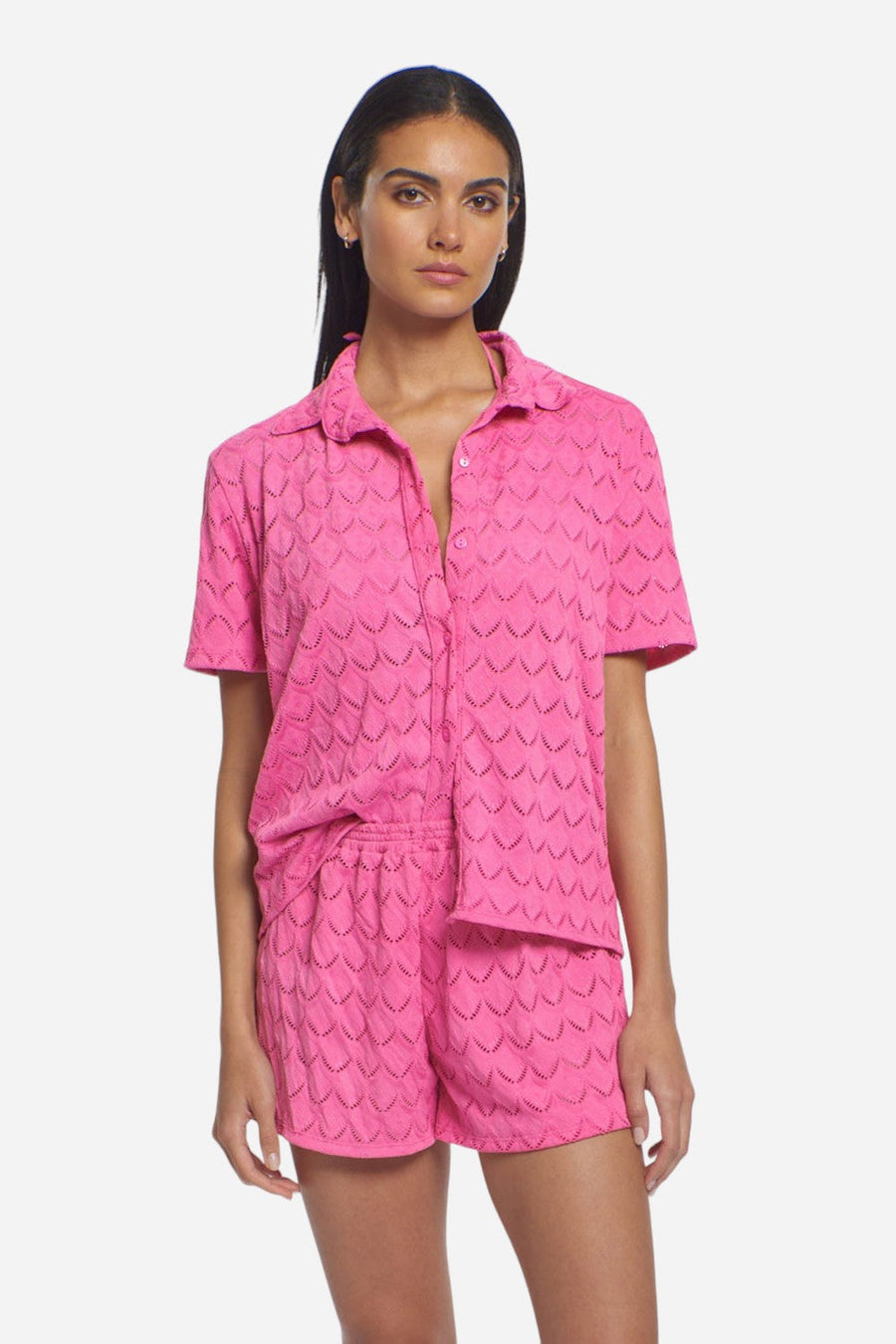 Peixoto Zina Blouse in Pink Athena – front view