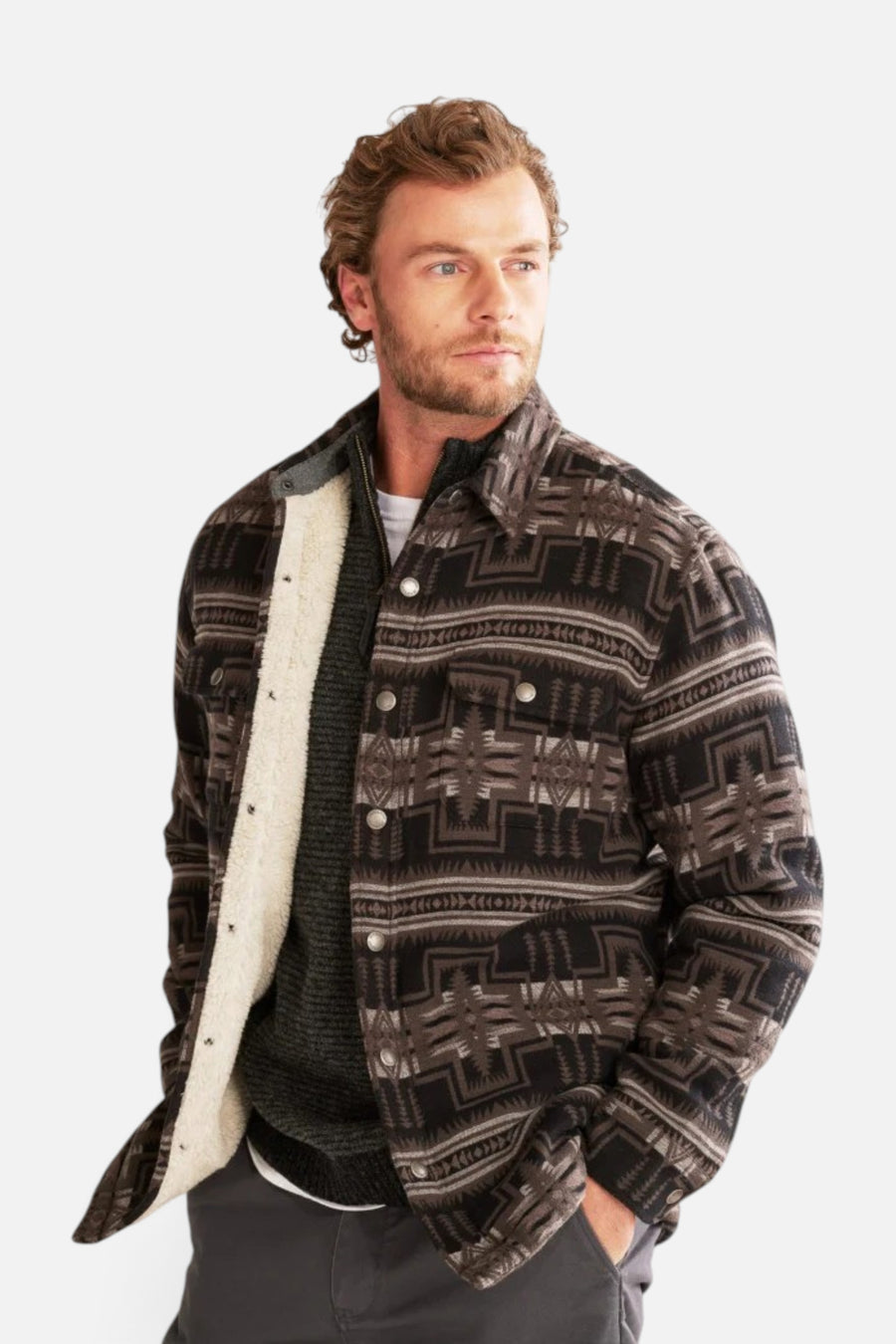 Pendleton Bay City Shirt Jacket in Harding – front view