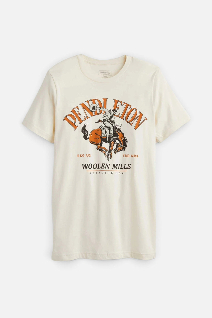 Pendleton Bucking Horse Graphic Tee – flat lay
