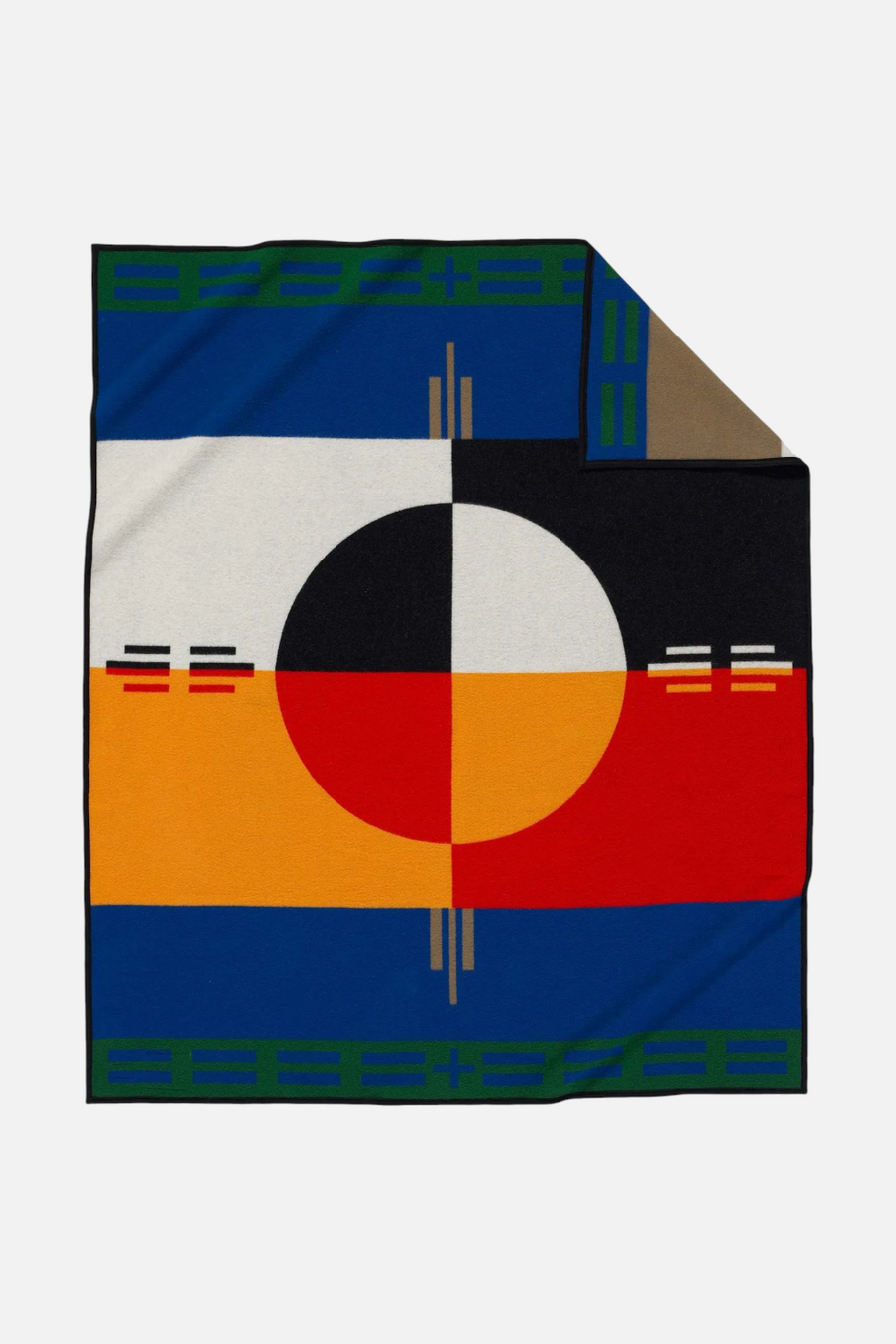 Pendleton Circle of Life Jacquard Robe Blanket – back view