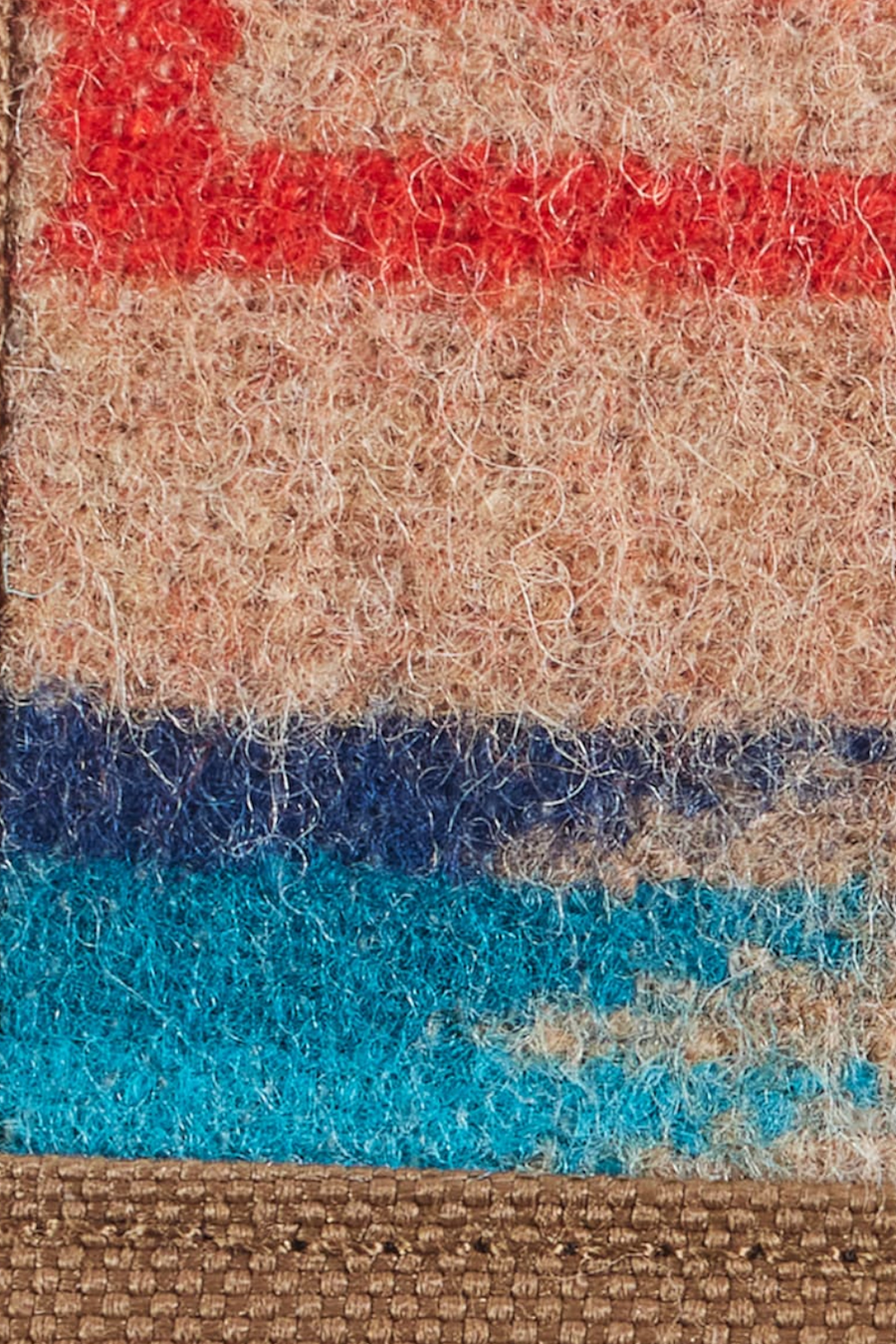 Pendleton Harding Trifold Wallet in Chili Red – detail