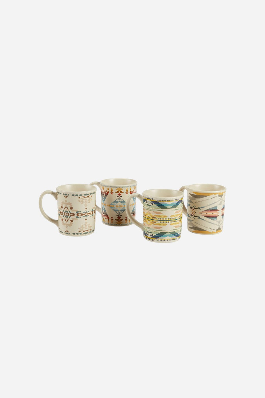 Pendleton High Desert Ceramic Mugs, Set of 4 – back view