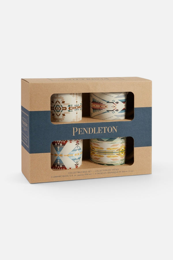 Pendleton High Desert Ceramic Mugs, Set of 4