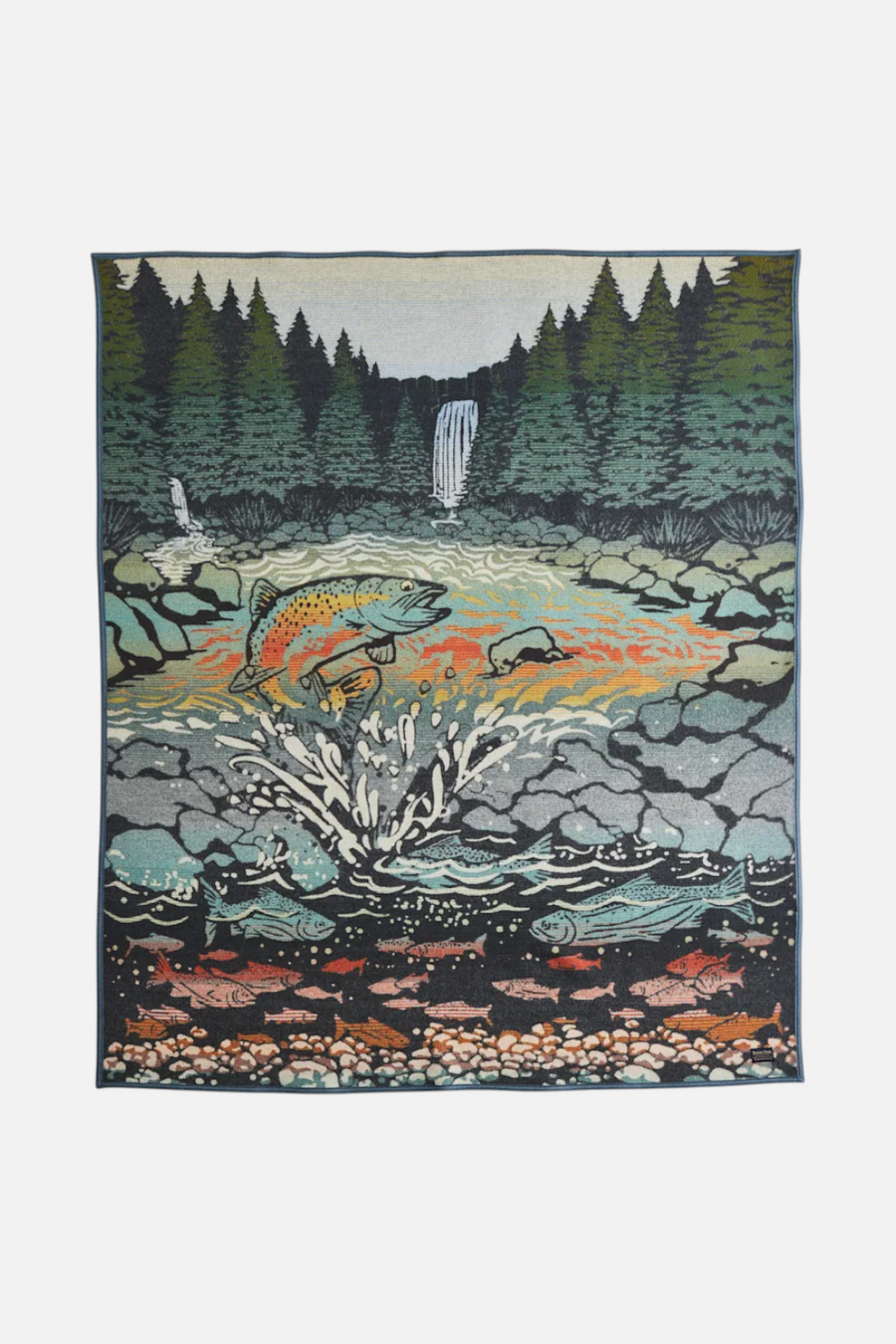 Pendleton Jacquard Napped Blanket – back view
