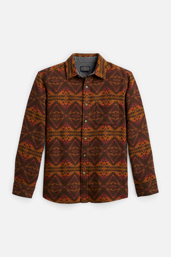 Pendleton Marshall Chamois Shirt in Alto Mesa Rust