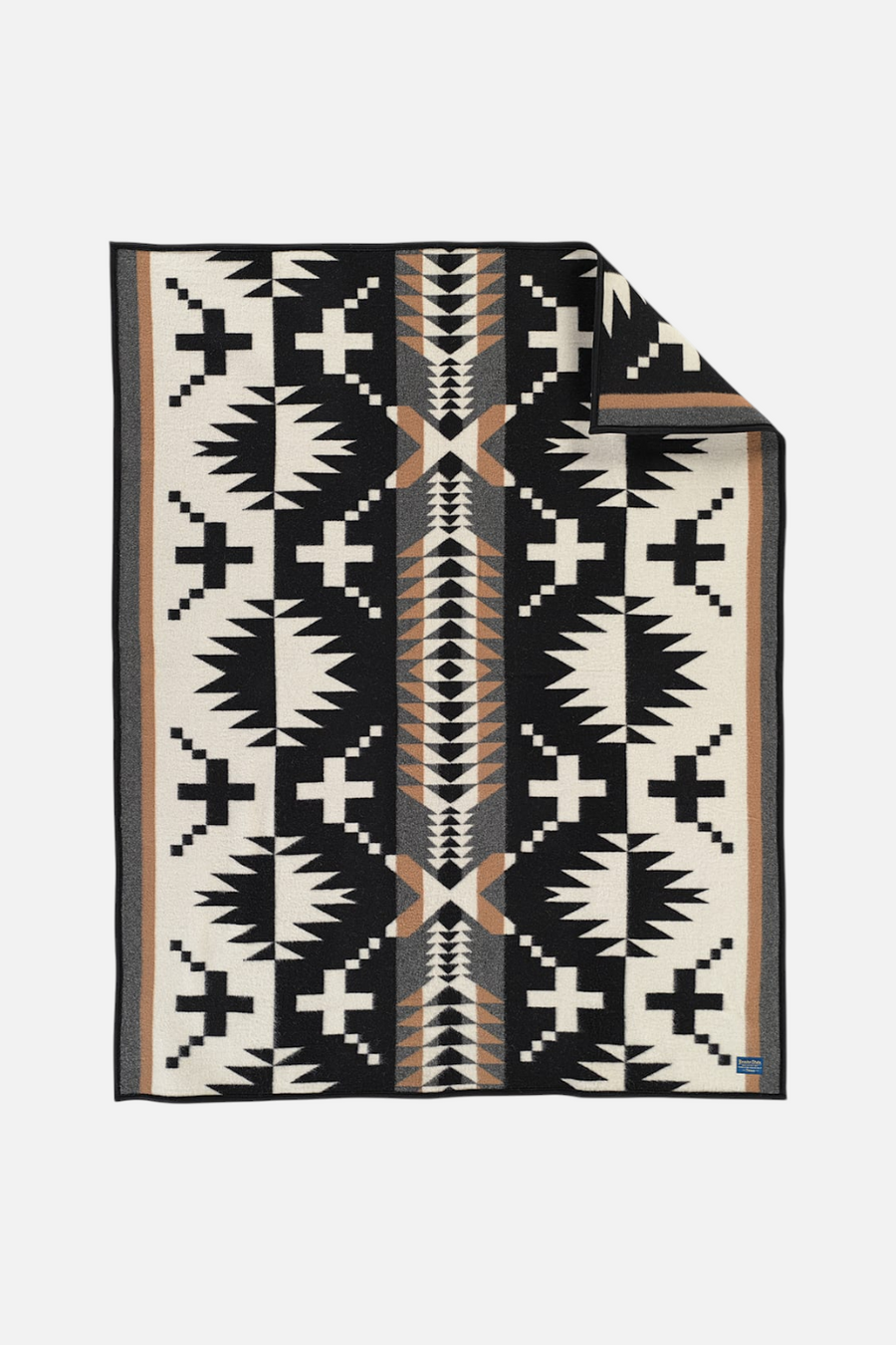 Pendleton Spider Rock Throw in Black & White – front view