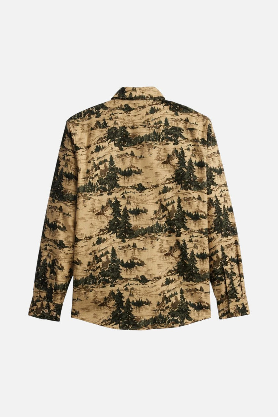 Pendleton Tanner Twill Button Up Shirt in Valley Tan – back view