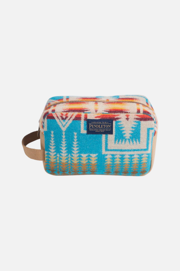 Pendleton Travel Kit Bag in Harding Turquoise