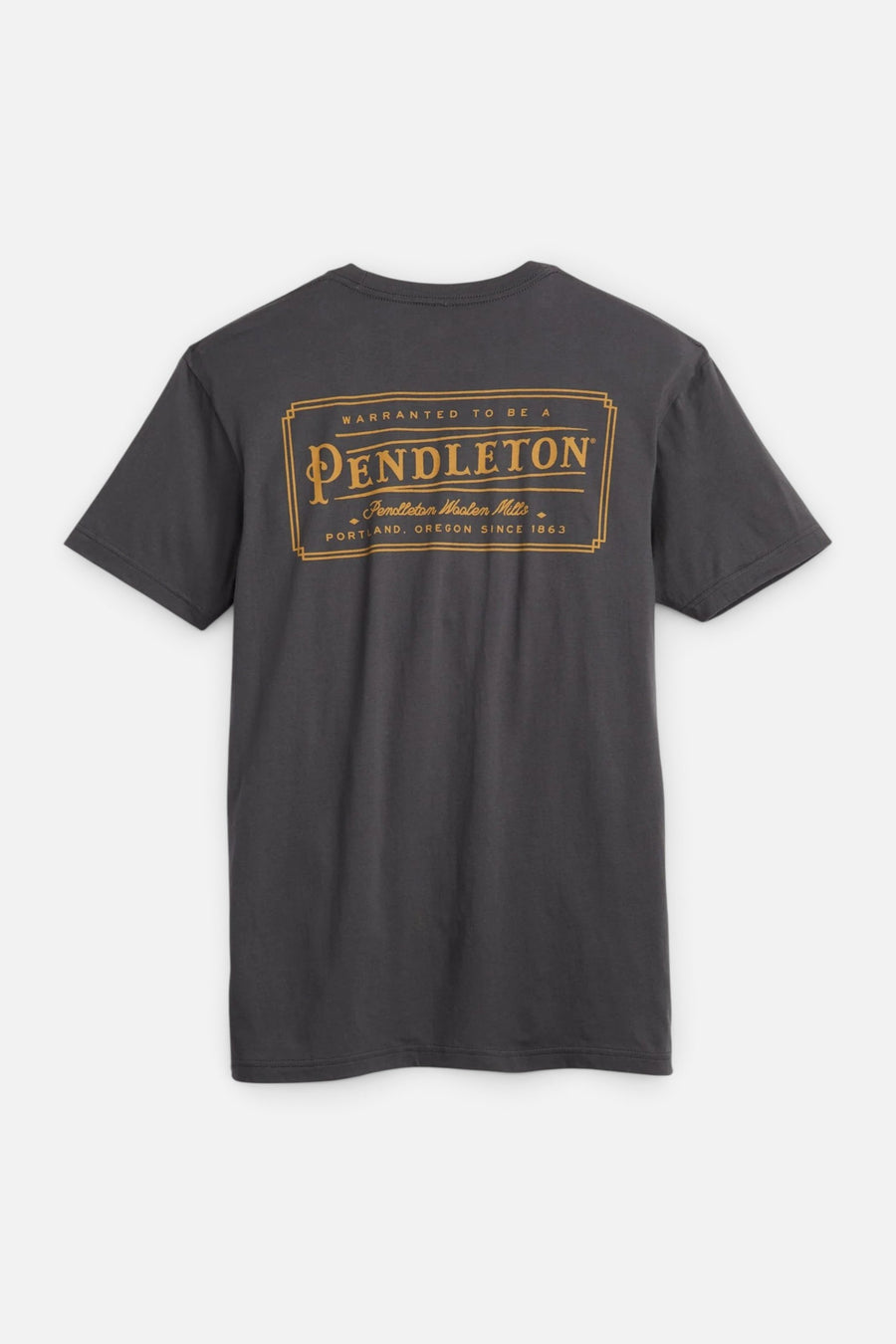 Pendleton Vintage Logo Graphic Tee in Indigo/Gold – front view