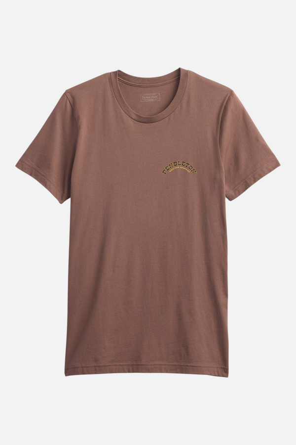 Pendleton Western Company Tee in Graphic Cocoa