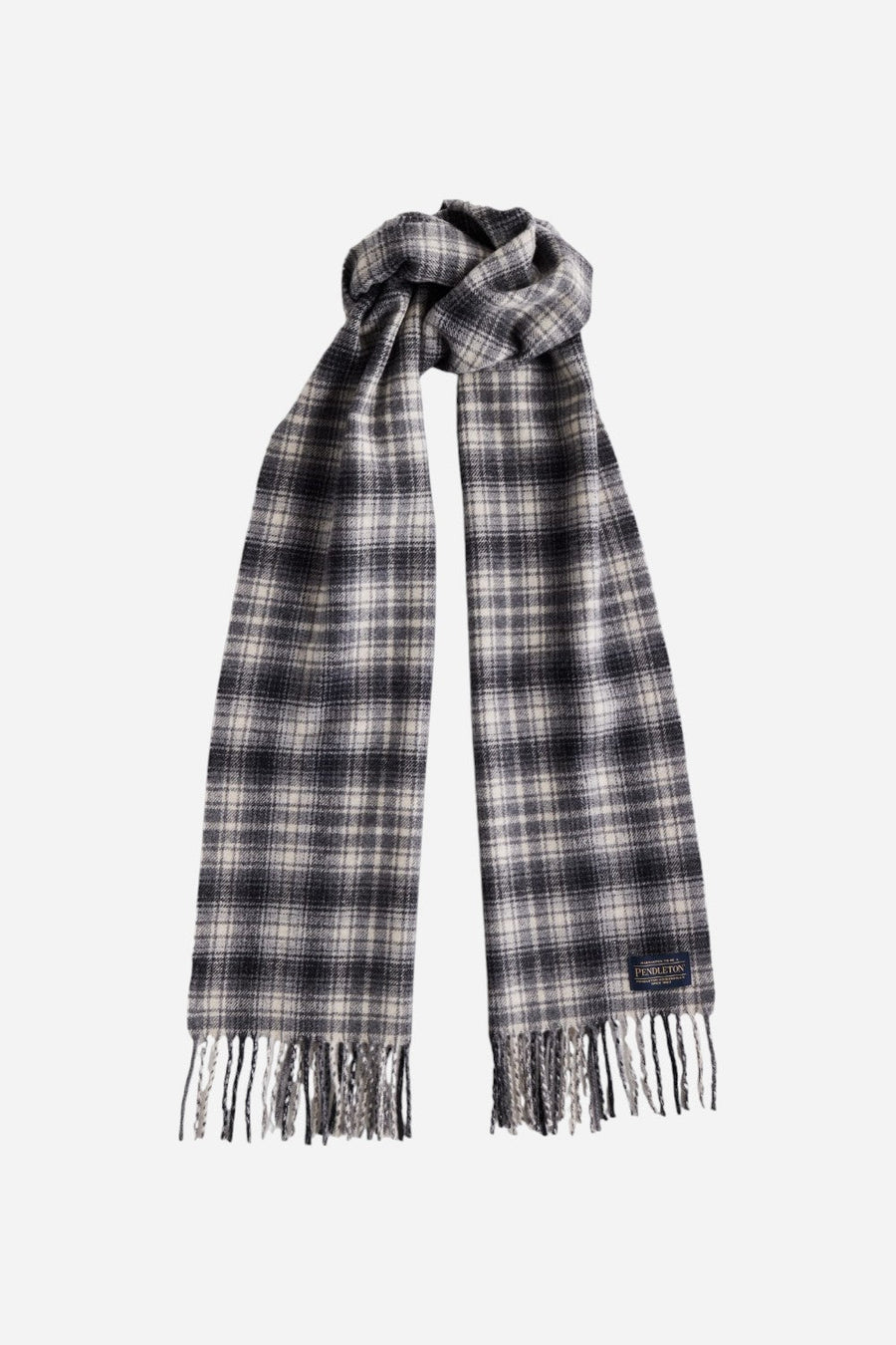 Pendleton Whisperwool Muffler in Ash – back view