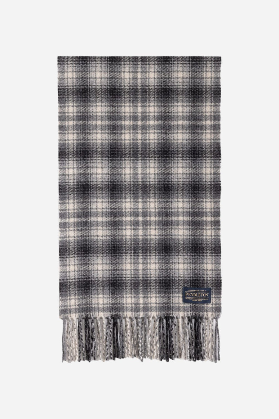 Pendleton Whisperwool Muffler in Ash – front view