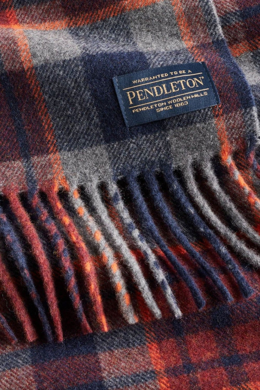 Pendleton Whisperwool Muffler in Cedar – side view
