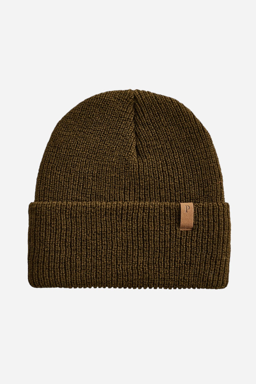 Pendleton Wool Watch Cap in Army Green – front view