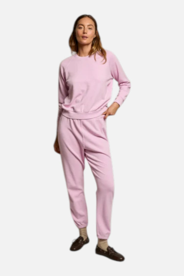 Perfect White Tee Johnny Easy Sweatpant in Sugar Pink
