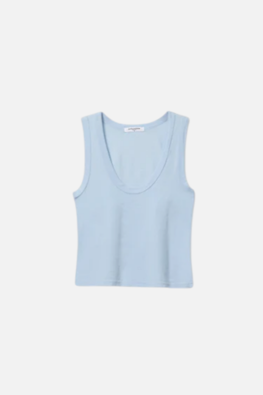 Perfect White Tee Khara Tank in Powder Blue – side view
