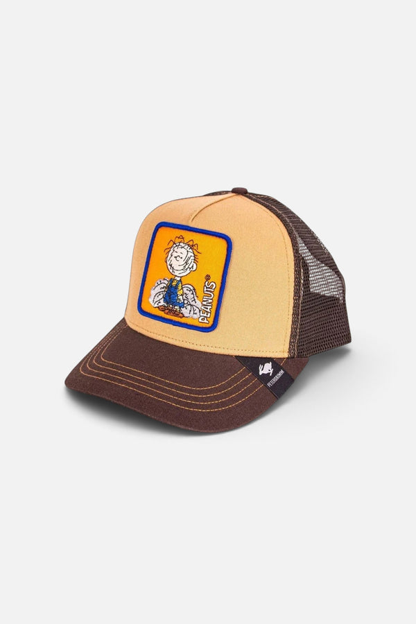 Peter Grimm Pig Pen Trucker Hat in Brown