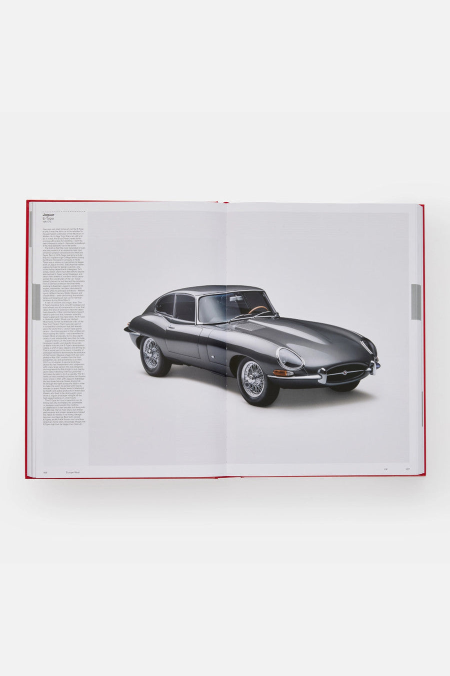 Phaidon The Atlas of Car Design: The World's Most Iconic Cars (Rally Red Edition) – flat lay
