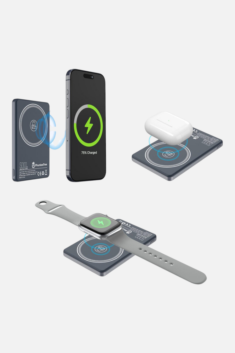 Phunkee Tree Ultra Slim Magnetic Power Bank – detail