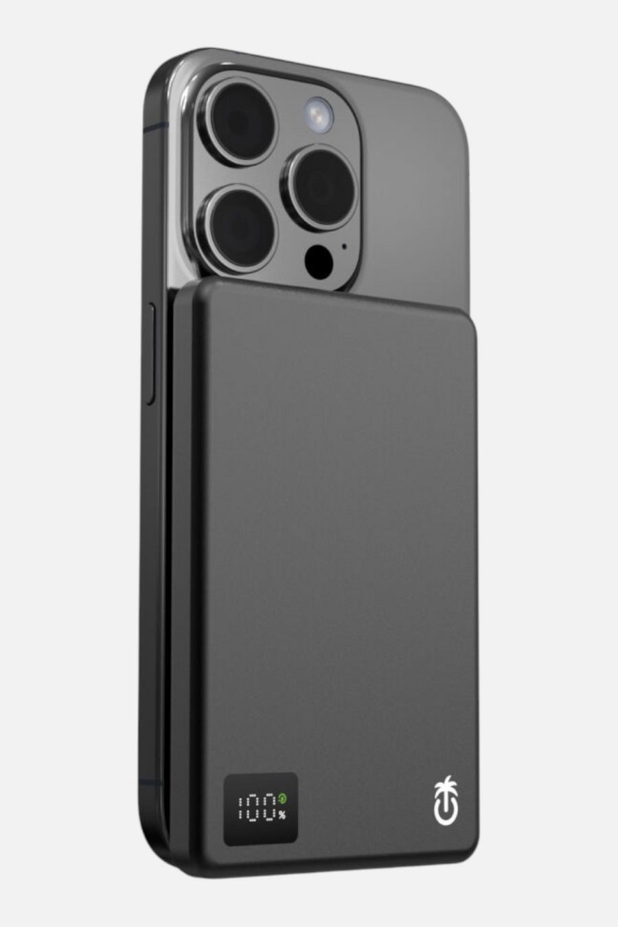 Phunkee Tree Ultra Slim Magnetic Power Bank – front view