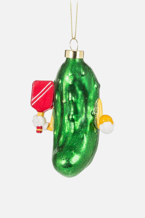 Pickle Pickleball Ornament