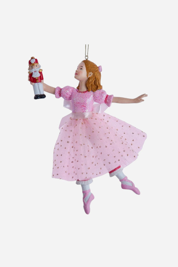 Pink Clara Ballerina Ornament