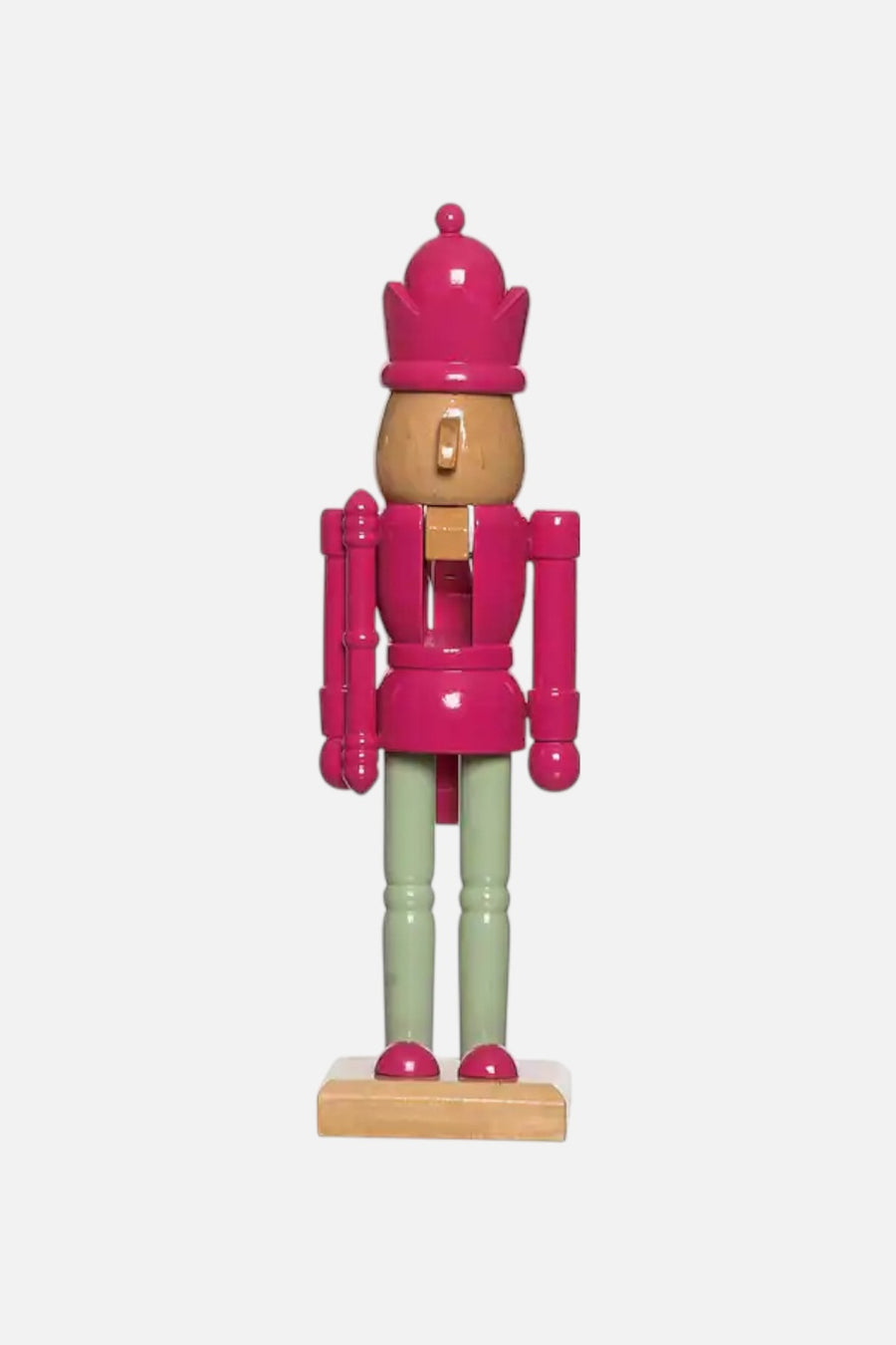 Pink Crown Colorblock Nutcraker – front view